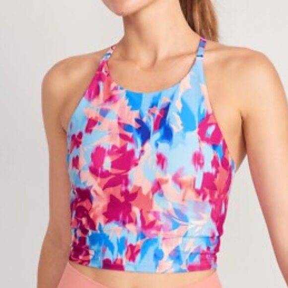 Old Navy Light Support Powersoft Longline Sports Bra, size medium - Picture 1 of 6